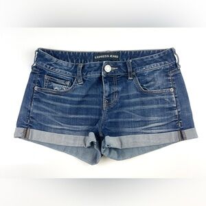 Women’s Express Blue Jean Low Rise Shorts Size 2